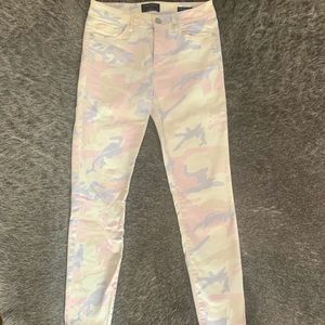 Camouflage Denim Pants